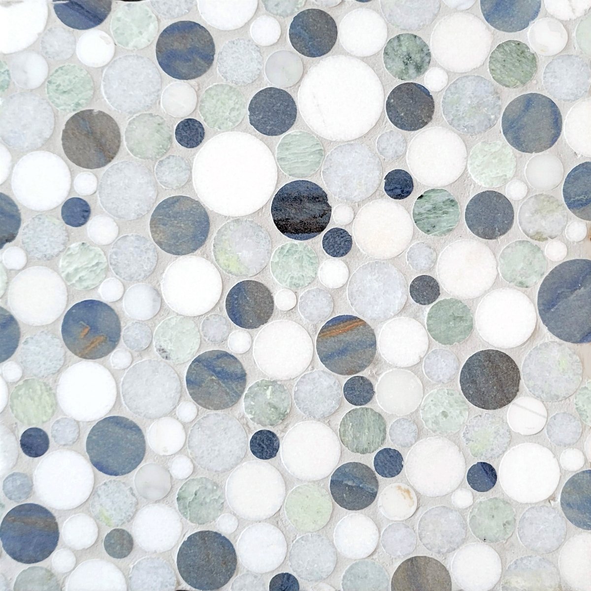 Penny Tile Bella Rounds Stone Mosaic