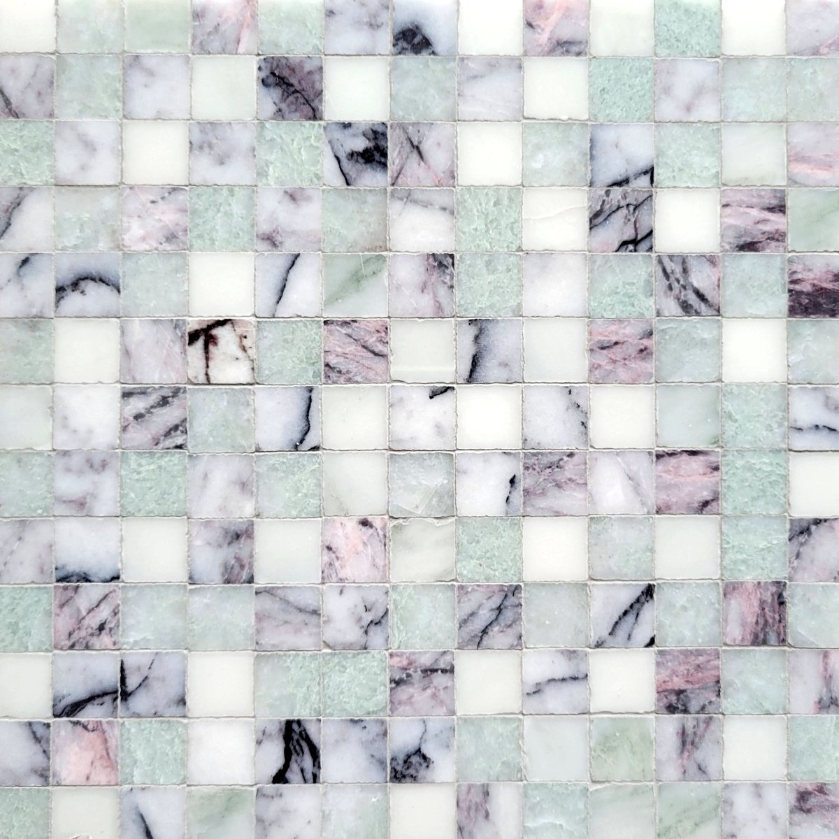 Piedmont Asher 1''x1'' Blend Stone Mosaic