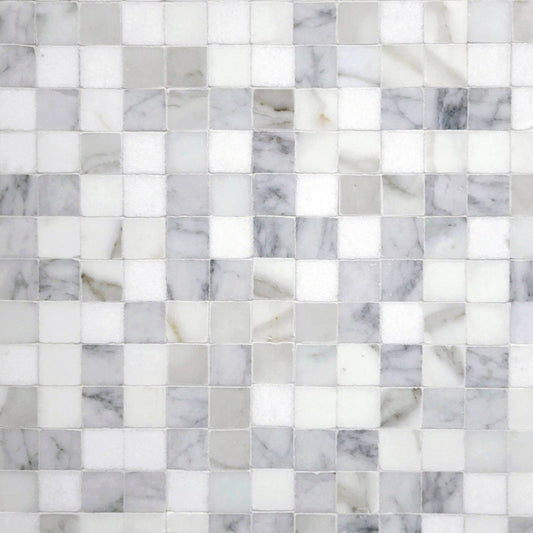 Piedmont Lust 1''x1'' Blend Stone Mosaic