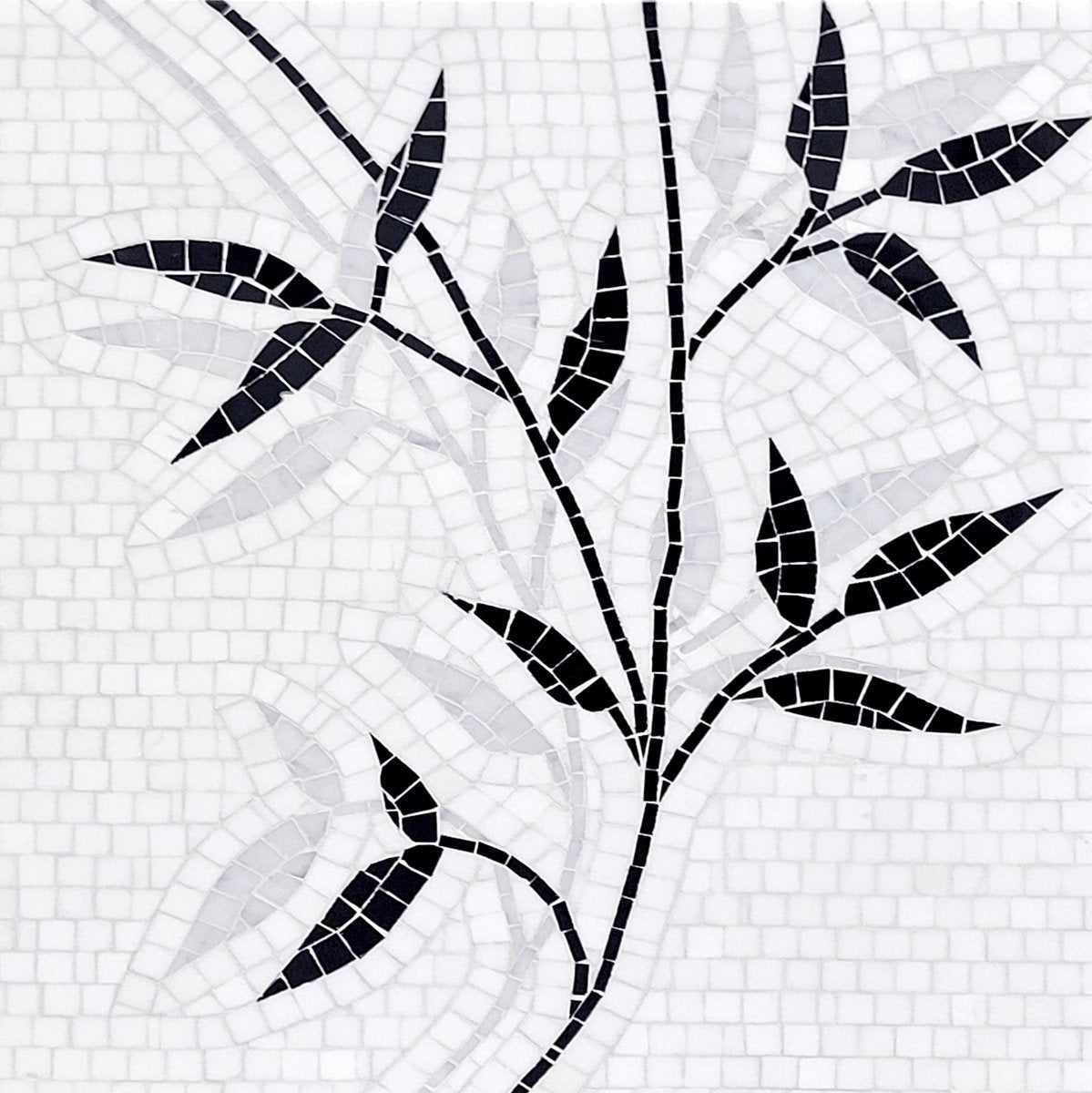 Univo Quince Bianco Leaf Stone Mosaic