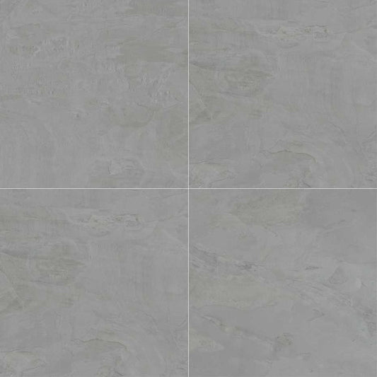 Rock Grey Matte Porcelain Field Tile 32''x32''x3/8''