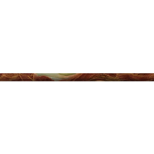 Red Multicolor Onyx Pencil 1/2''x12'' Stonel Molding Polished