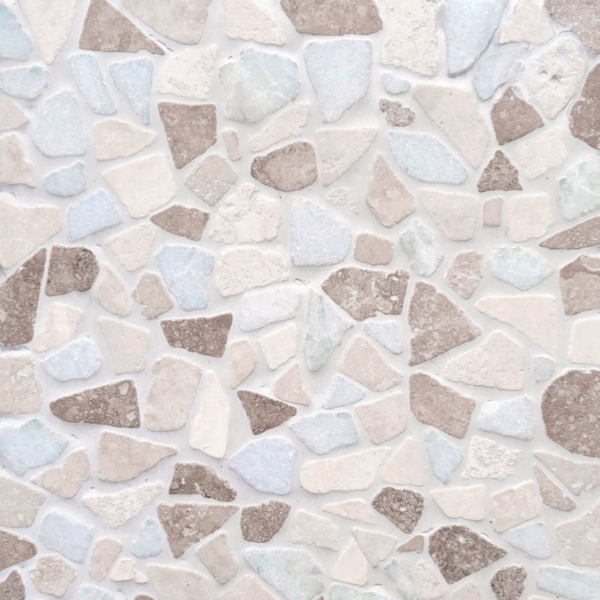 River Rock Code Stone Mosaic – Artsaics