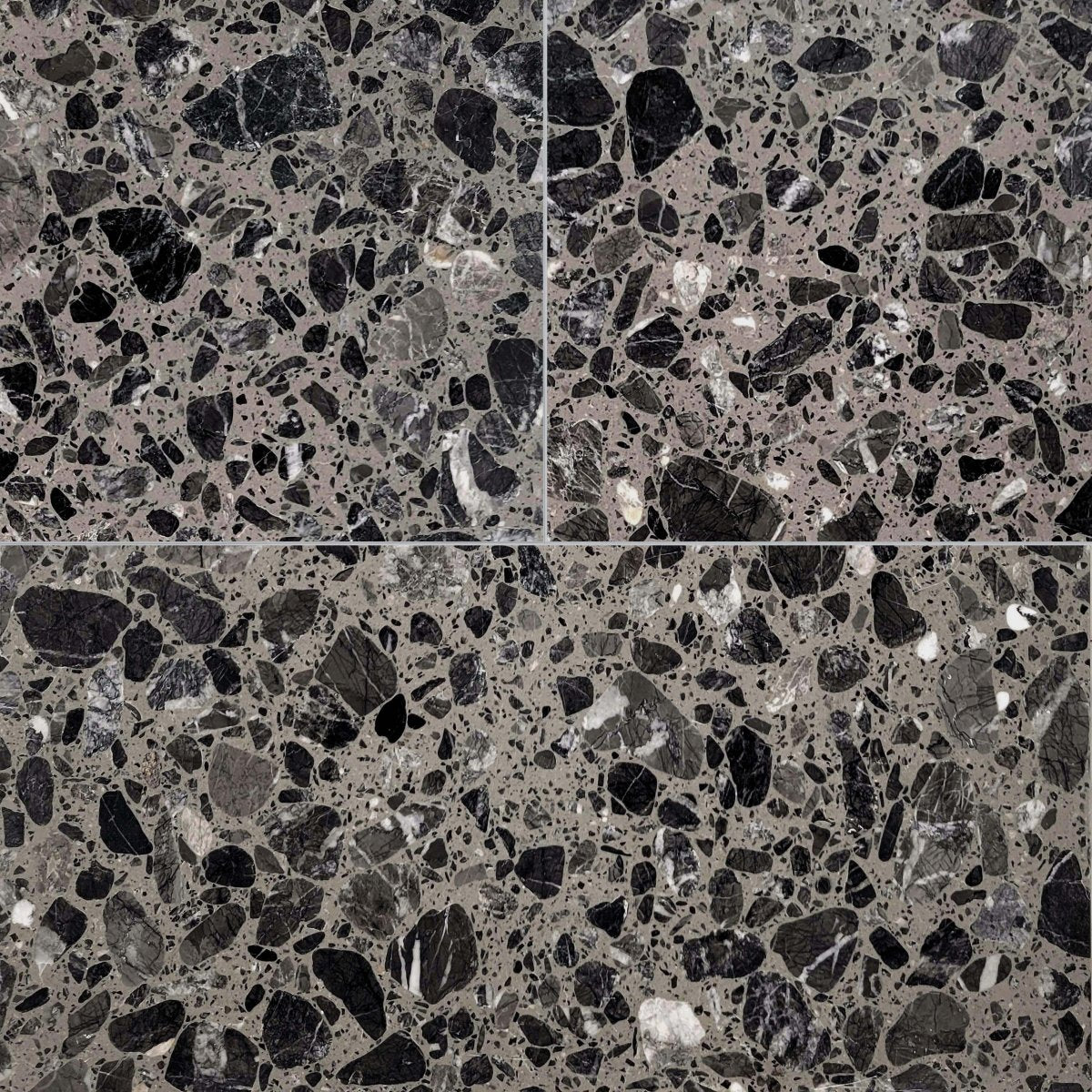 River Marble Terrazzo Honed Field Tile 12''x24''x1/2"
