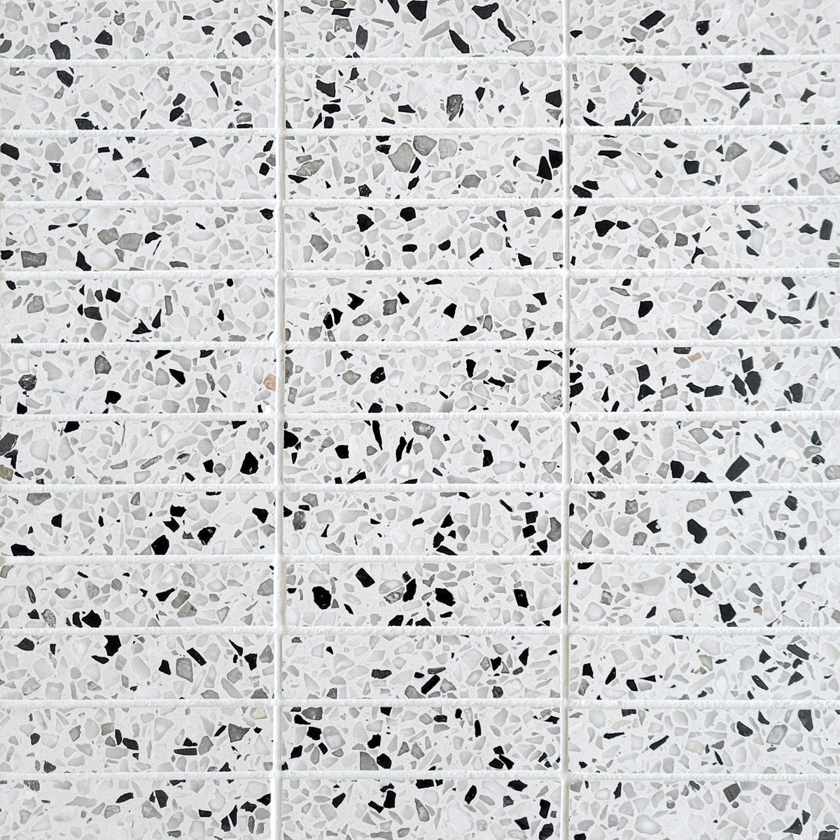 Papper Stone Stack Stacked Papper Marble Terrazzo Honed 1''x4'' Stone Mosaic – Artsaics