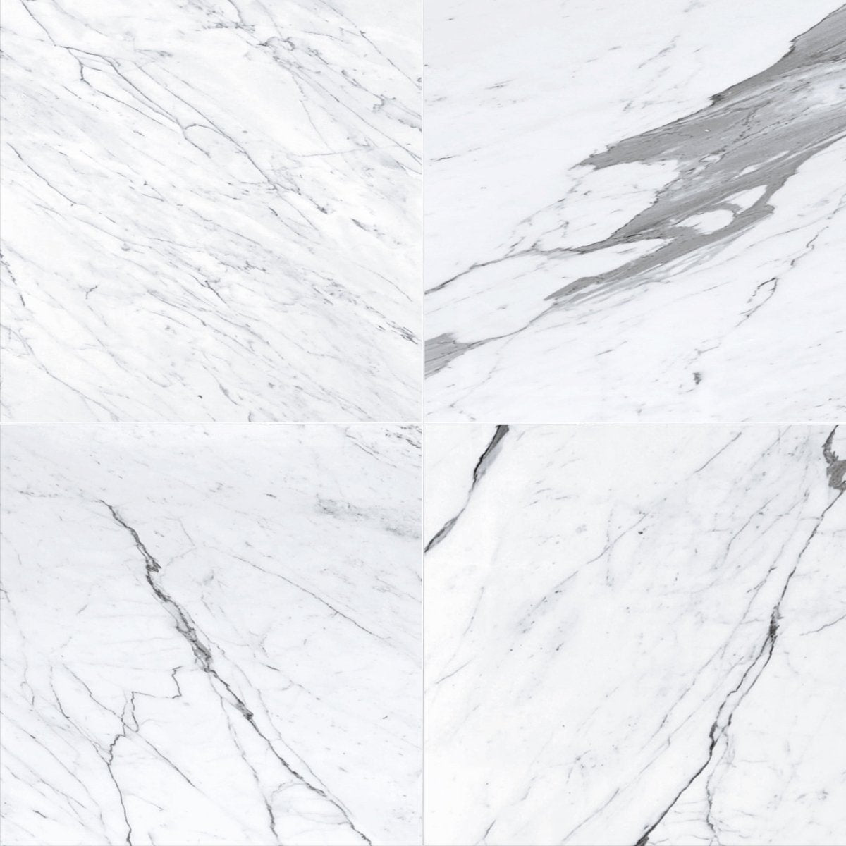 Statuary Extra Polished Marble Field Tile 18''x18''x3/8''