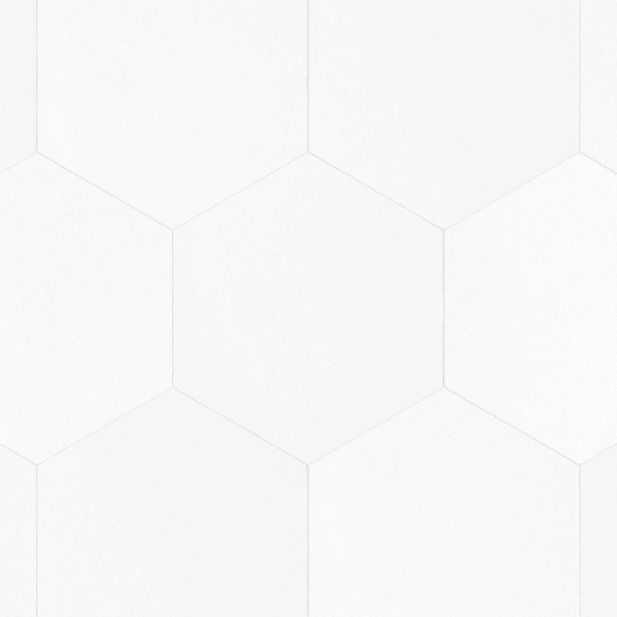 Thassos Polished Marble 10 1/2'' Hexagon