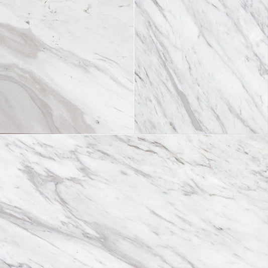 Volakas Polished Marble Field Tile 12''x24''x3/8''
