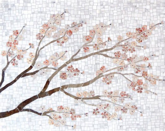 Cherry Blossom Stone Mosaic
