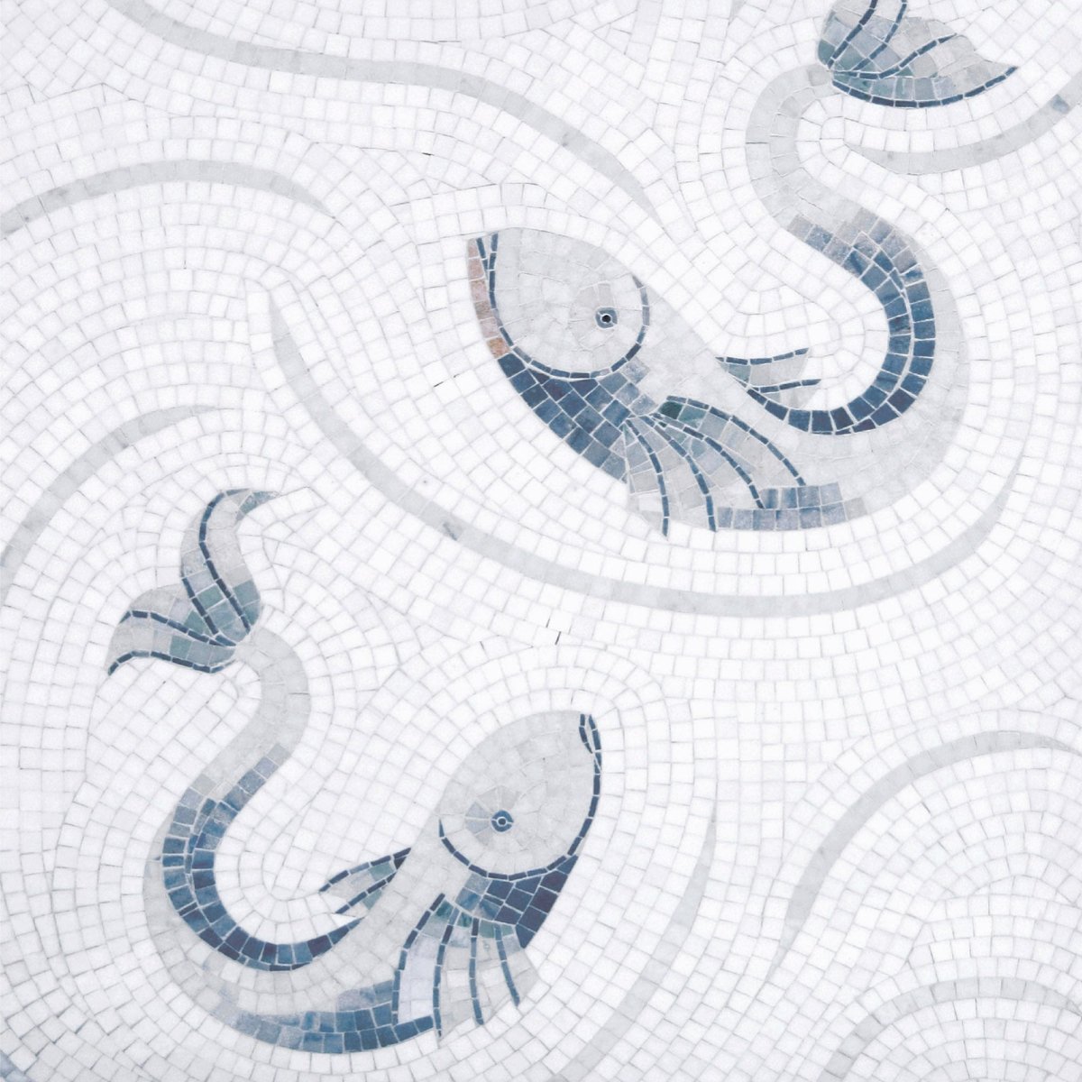 Explore Stunning Clair Fish Mosaic Tile - Artsaics