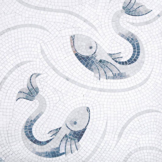 Explore Stunning Fauna Clair Fish Mosaic Tile - Artsaics 