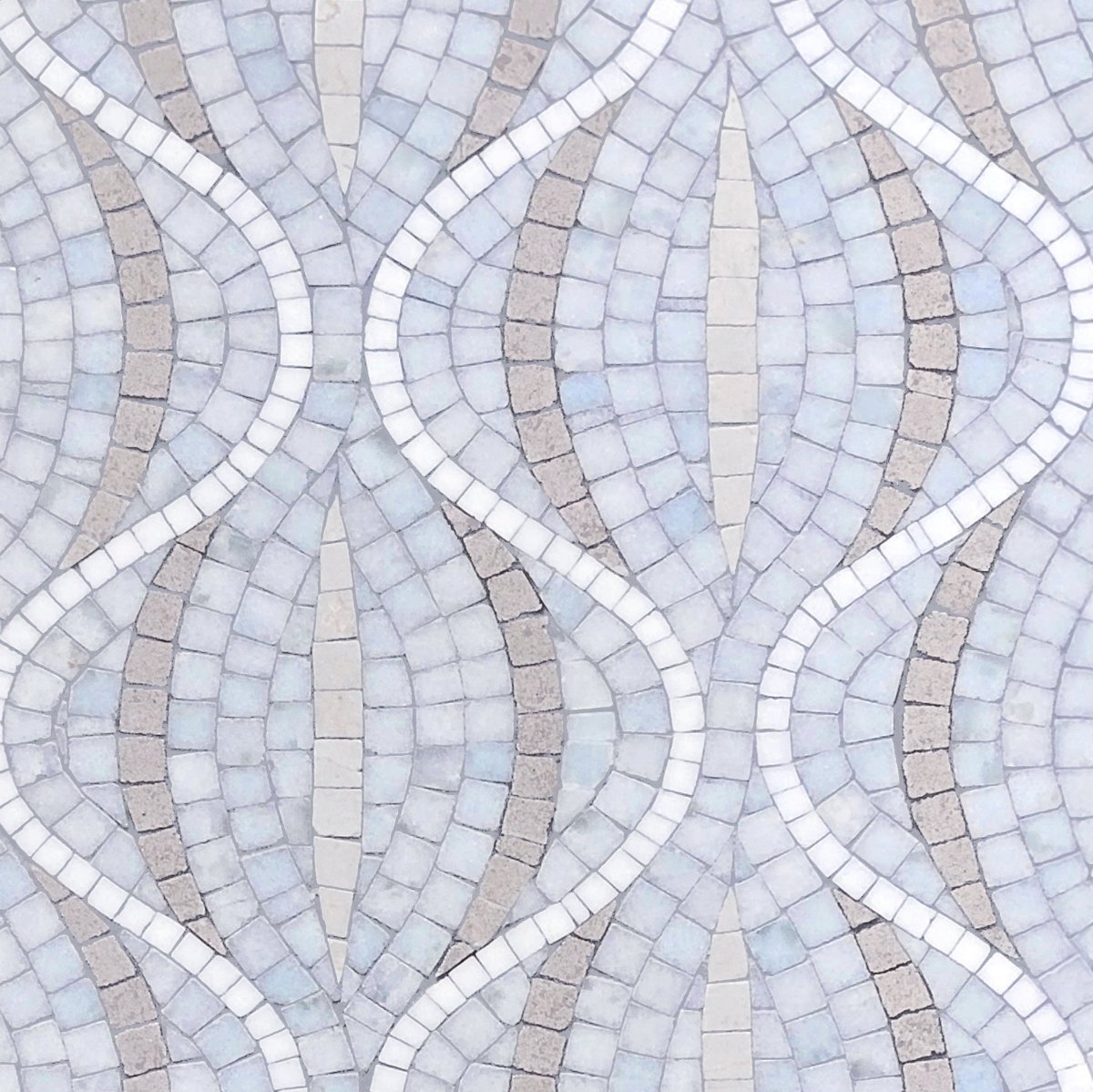 Univo Reed Wave Stone Mosaic – Artsaics