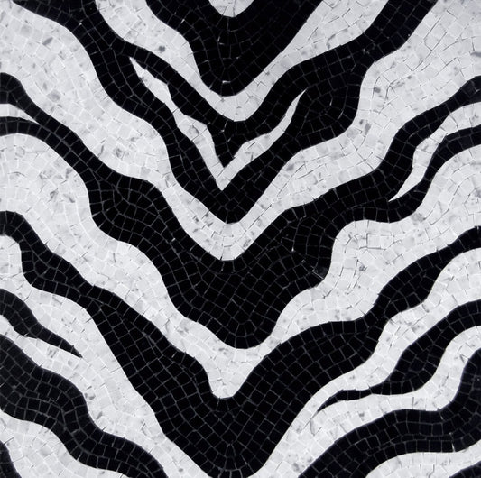 Univo Zebra Stone Mosaic